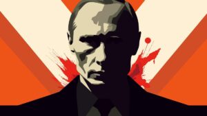 Ilustración vectorial de Vladimir Putin.