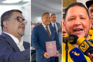Benjamín Rausseo, Javier Bertucci y José Brito presentaron su candidatura presidencial ante el CNE