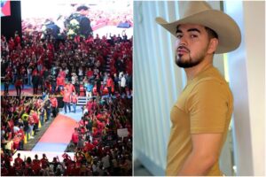 Carlos “el Potrillo” Romero cantó a Maduro durante acto en el Poliedro de Caracas y pidió que le den un voto de “confianza” (+Video)