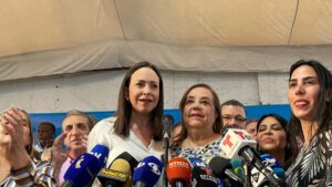 Corina Yonis sustituye a María Corina Machado
como aspirante a la presidencia de Venezuela