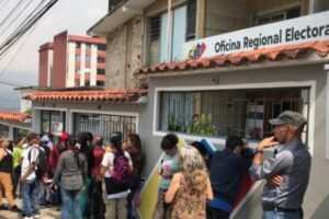 Denuncian que en Táchira el CNE activó puntos del Registro Electoral en municipios de menor cantidad poblacional