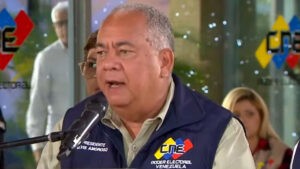Elvis Amoroso: CNE continúa con el proceso de postulación de candidatos