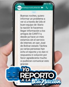 En San José de Bolívar tenemos meses sin internet Cantv – Diario La Nación