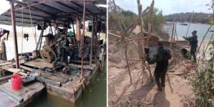 FANB destruye ocho minas ilegales en Amazonas