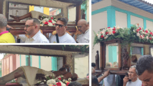 Guaireños celebraron 424 años del Santo Cristo de la Salud