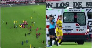 Javier Altamirano, de Estudiantes, sufrió una convulsión en medio del partido ante Boca y fue retirado en ambulancia: “Está estable”