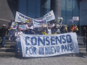 Jubilados y pensionados protestaron en Caracas para exigir aumento de pensiones