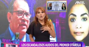 Magaly Medina compara audios de Alberto Otárola con escándalos de farándula: “Es como tener a un ’Domínguez’ de Premier”