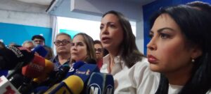 María Corina Machado dice que detenciones de opositores son señal de debilidad del gobierno