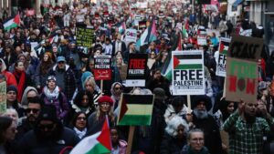 Manifestación a favor de Palestina en Londres en noviembre pasado.