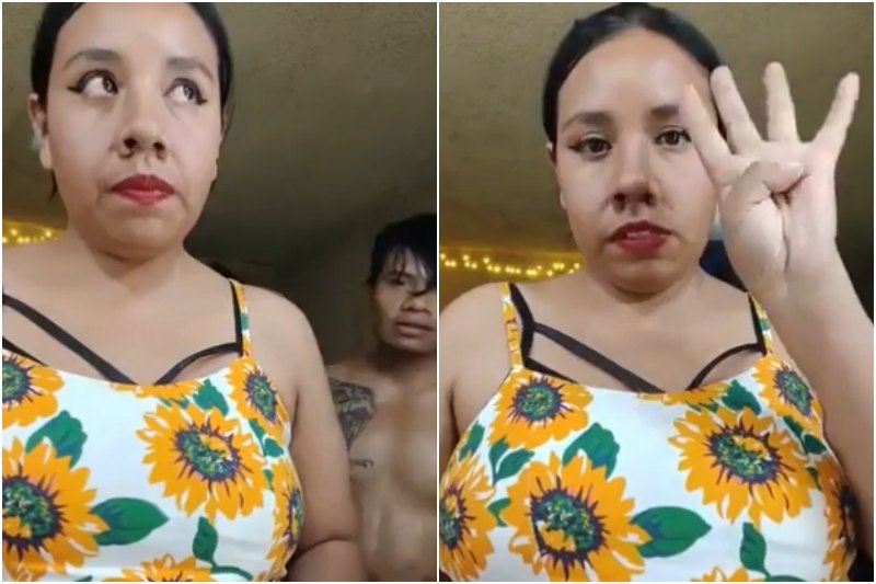 Mujer fue agredida por pareja cuando hacía una transmisión de Facebook live de su tienda de ropa (+Video)
