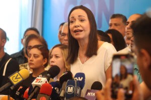 Plataforma Unitaria advirtió que Maduro pretende ir contra María Corina tras calificar a Vente Venezuela como “grupo terrorista”