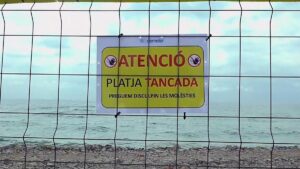 Playas del litoral de comarcas de Barcelona se han quedado sin arena tras últimos temporales
