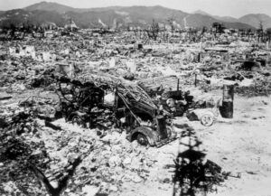Hiroshima (en la foto) y Nagasaki quedaron arrasadas por las detonaciones atómicas. Getty Images