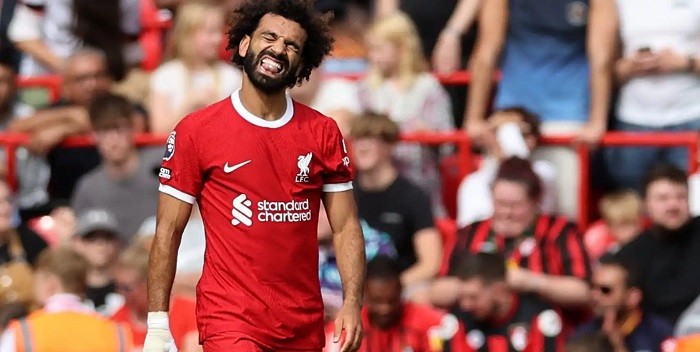 Salah vuelve a entrenar y podría reaparecer ante el City