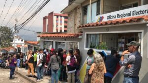 Táchira / CNE habilitó puntos del RE en municipios con menor cantidad de población