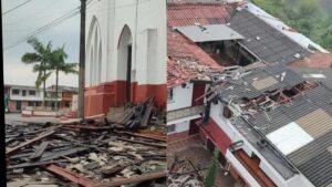 Vendaval afectó a más de 100 viviendas en Nariño, Antioquia