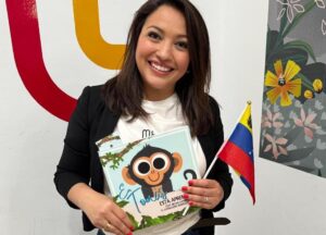Venezolana Melissa Parra inspira a los niños de España