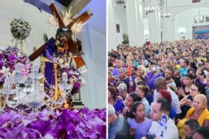 Venezolanos veneran al Nazareno de Achaguas este Miércoles Santo (+Fotos +Videos)