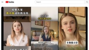 Youtuber ucraniana encuentra a su clon de IA vendiendo productos rusos en internet china