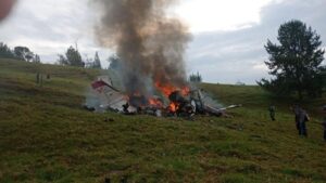 accidente aéreo de avión ambulancia dejó cuatro personas muertas
