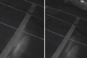 cámara grabó momento en el que un presunto “fantasma” causó un accidente