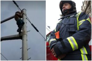 rescataron a un inmigrante venezolano que intentó lanzarse desde una torre eléctrica