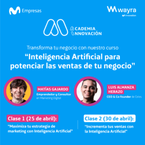 Academia de Innovación de Movistar Empresas lanza curso gratuito "Inteligencia Artificial para potenciar las ventas de tu negocio"