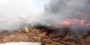 Autoridades combaten incendio forestal en el estado Aragua