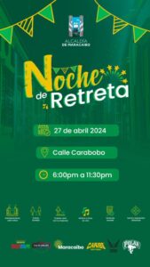 Calle Carabobo se prepara para la tercera edición de Noche de Retreta este sábado 27-Abr