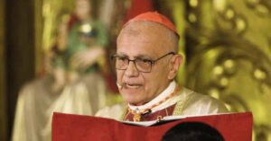 Cardenal Porras: “No será nunca la violencia ni la guerra lo que nos conduzca al bien”