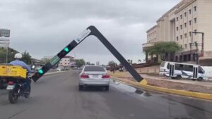 Intensas lluvias dejaron algunos daños en Maracaibo