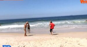 José Hugo Illera, de Win Sports, tiró magia en playa de Río de Janeiro: video