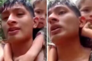 La impresionante historia de un joven de 19 años que rescató a niño venezolano de dos años en el Darién y atravesó la selva con él (+Video)