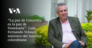 Luis Fernando Velasco, ministro del Interior colombiano