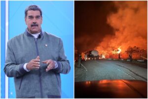 Maduro aseguró que los incendios registrados en Venezuela son una supuesta "estrategia del fascismo" para generar zozobra ante elecciones