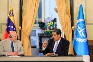 Maduro prometió a Karim Khan que permitirá el regreso “lo más pronto posible” del personal de la ONU para derechos humanos a Venezuela (+Video)