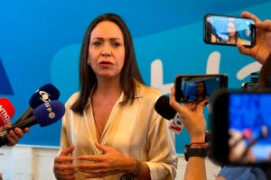 María Corina Machado destacó la importancia de la visita de la misión exploratoria de la UE para la presidencial