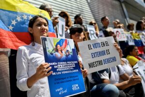 María Corina Machado llama a los migrantes venezolanos a protestar por elecciones libres