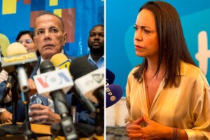 María Corina exhortó a Manuel Rosales a aceptar reunión con la Plataforma Unitaria para definir candidato presidencial: “No hay excusas” (+Video)