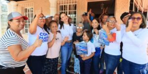 María Corina Machado visita a familia de la presa política Dignora Hernández en Yaracuy