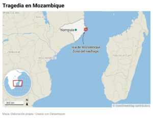 Ms de 90 muertos en el naufragio de un ferri en las costas de Mozambique