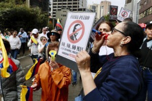 Protestas contra Gustavo Petro en varias ciudades de Colombia