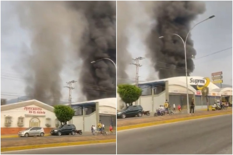 Se registró un incendio en un autolavado en el sector El Limón de Maracay este #19Abr (+Video)
