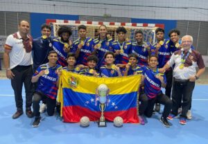 Selección nacional de balonmano U20 se tituló campeón Sudamericano