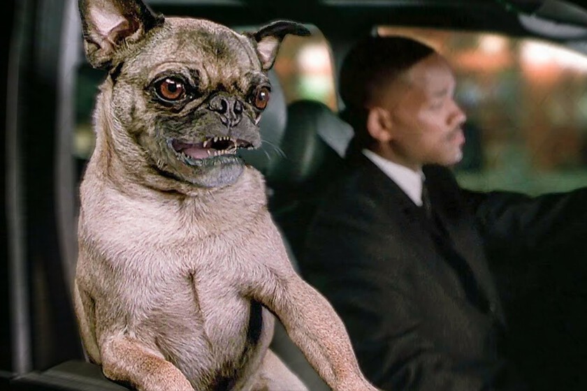 Siempre quisimos ver la verdadera apariencia del perro Frank en Men in Black y la serie animada cumplió nuestro deseo
