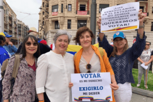 Venezolanos en varias ciudades del mundo marcharon para exigir elecciones libres