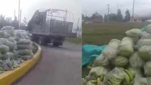 ciudadanos habrían ayudado a transportador luego de que camión se volcara en Boyacá
