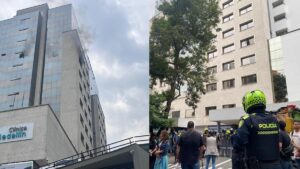 reportan homicidio e incendio en la clínica Medellín