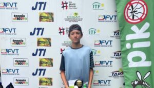 Carlos Morante González campeón del Nacional de Tenis G1 Miranda 2024, singles 16 años - Venprensa